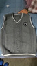 男女童針織馬甲純棉秋季兒童學(xué)院風(fēng)毛線(xiàn)背心春秋小童校服上衣批發(fā) 灰色 120 曬單實(shí)拍圖