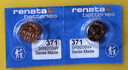 瑞納達（RENATA）SR920SW手表電池371紐扣電池斯沃琪swatch天梭原裝ck卡西歐dw石英表電子 2粒 瑞士進(jìn)口 曬單實(shí)拍圖
