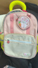 陽(yáng)光8點(diǎn)幼兒園書(shū)包兒童雙肩包男女童小中班大班輕便卡通可愛(ài)春游包出游包 淺粉兔子大號（贈送零錢(qián)包） 曬單實(shí)拍圖