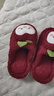 兒童兒童秋冬棉拖鞋季居家室內卡通蘋(píng)果可愛(ài)寶寶親子拖鞋女孩 紅色【蘋(píng)果地板拖】 14 24-25 適合腳長(cháng)14cm 曬單實(shí)拍圖