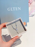 GLTEN紫藤花銀項鏈女款吊墜女生輕奢小眾生日禮物首飾女生送女朋友老婆 曬單實(shí)拍圖