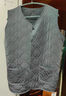 恒源祥新款羊毛棉馬甲男士冬內外穿輕薄大碼中老年保暖背心內搭坎肩 灰色 【綿羊毛抗寒馬甲】 2XL 130-145斤 曬單實(shí)拍圖