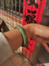 龍徽珠寶 翡翠手鐲A貨玉鐲子油青色送媽媽婆婆生日新年禮物 曬單實(shí)拍圖