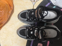 千佰莉（Qin&beale）千佰莉2025新款時(shí)尚百搭休閑女士單鞋透氣舒適圓頭厚底通勤老爹鞋 黑色 39 曬單實(shí)拍圖