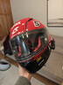 比爾莫拉LB聯(lián)名摩托車(chē)頭盔男女機車(chē)街車(chē)四季全盔防霧自由漫步冬季 BILMOLA黑紅ER-34（現貨速發(fā)） L(適合57-58cm頭圍) 曬單實(shí)拍圖