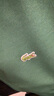 LACOSTE法國鱷魚(yú)男裝款簡(jiǎn)約拉鏈運動(dòng)衛衣開(kāi)衫外套|SH1457 132/鱷魚(yú)綠 2XL 6/185 曬單實(shí)拍圖