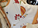 良良（liangliang）【粉絲專(zhuān)享】秋冬嬰幼兒分腿睡袋厚夾純棉外穿男女同款 南瓜派對-100G-90碼【建議身高90-100C 曬單實(shí)拍圖