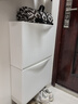 宜家（IKEA）TRONES強尼思墻上鞋柜家用門(mén)口入戶(hù)玄關(guān)收納柜超薄省空間 白色鞋柜/儲藏 曬單實(shí)拍圖