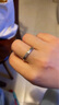 I Do【現(xiàn)貨封版】 Promise系列 18K金鉆石戒指組合愛心求婚七夕禮物 11號/18K金/女戒 曬單實(shí)拍圖
