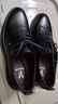 意爾康男鞋春秋真皮商務(wù)正裝皮鞋簡(jiǎn)約通勤結婚鞋 61312W黑色39 曬單實(shí)拍圖