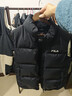 FILA 斐樂(lè )官方男士羽絨馬甲2025冬新款時(shí)尚休閑RGB-多彩羽絨外套 正黑色-BK L 175/96A/L 曬單實(shí)拍圖