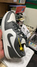 Jordan男休閑鞋喬丹 新款影子灰AJ1 JORDAN 1運動(dòng)鞋553558-044灰白43 曬單實(shí)拍圖