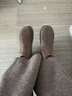 BIRKENSTOCK勃肯德國進(jìn)口新品女款絨面革Highwood短筒切爾西靴子 棕色/摩卡棕窄版1025756 37 曬單實(shí)拍圖