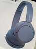 索尼（SONY） WH-CH520頭戴式無(wú)線(xiàn)藍牙耳機 舒適高效 學(xué)習游戲音樂(lè )耳機 蘋(píng)果安卓手機通話(huà)耳麥 禮物送男女友 藍色 國行 曬單實(shí)拍圖