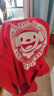 JOY&DOGA【CEO同款】“35711”夢(mèng)想系列文化衫 長(cháng)袖毛圈衛衣外套 紅色M 曬單實(shí)拍圖
