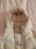 坦博爾【推薦】泡芙短款羽絨服女25年新款連帽面包服保暖外套TB5330278D 奶芙米 M (165) 曬單實(shí)拍圖