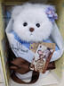 莉娜熊（TeddyTales）故事款小熊玩偶毛絨玩具熊泰迪手作熊娃娃送禮送人情人節禮物 勿忘我Nezabudka 布丁色小號20cm 禮盒裝 曬單實(shí)拍圖