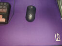 靈蛇（LINGSHE)鼠標墊 450*400*5mm FPS電競游戲專(zhuān)用大號 5毫米【加厚版】精密鎖邊 順滑 CSGO 玄晶紫 曬單實(shí)拍圖