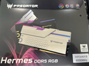 宏碁掠奪者（PREDATOR）48G(24G×2)套裝 DDR5 6000頻率 臺式機內存條 Hermes冰刃系列 RGB燈條(C28) 石耀黑 AI電腦配件 曬單實(shí)拍圖