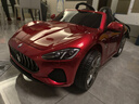 星辰皓正版瑪莎拉蒂兒童電動(dòng)車(chē)四驅遙控汽車(chē)小孩四輪寶寶玩具可坐人童車(chē) 【烤漆酒紅】四驅+藍牙+遙控+燈光音樂(lè )+搖擺+皮座 曬單實(shí)拍圖