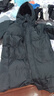 安踏兒童中長(cháng)款羽絨服男女中大童裝2026年冬季新款三防科技保暖羽絨服 基礎黑D-1 絨子含量85% 175 充絨量210g 曬單實(shí)拍圖