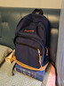 JANSPORT杰斯伯雙肩包女男復刻暮光學(xué)生電腦包旅行背包書(shū)包 4QVA003海軍藍-側袋+隔層 曬單實(shí)拍圖