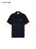 LACOSTE法國鱷魚(yú)男裝法國制造經(jīng)典版L.12.12系列休閑條紋Polo衫|PH8135 JB1/藍黑拼色 M 4 /175 曬單實(shí)拍圖