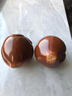 巴西天然大欖文玩橄欖核雕刻進(jìn)口大核壽桃一對手把件橄欖胡男圓珠 37mm（壽桃一對） 曬單實(shí)拍圖