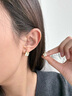 愛(ài)的約定幸運四葉草耳環(huán)女生2025新款時(shí)尚耳圈耳釘高級感新年禮物送女友 曬單實(shí)拍圖