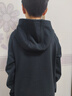 安德瑪（Under Armour）童裝兒童衛衣秋裝休閑男女童連帽加厚上衣大童綜訓服 黑色 160 曬單實(shí)拍圖