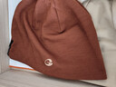 GOLOVEJOY高樂(lè )捷冷帽男春夏保暖包頭帽基礎款防風(fēng)防寒針織薄款堆堆帽子紅 曬單實(shí)拍圖