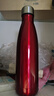 卡西菲kaxifei（KAXIFEI）可樂(lè )瓶汽水瓶保溫杯不銹鋼學(xué)生男女個(gè)性便攜運動(dòng)水杯戶(hù)外定制logo 中號酒紅色 曬單實(shí)拍圖