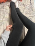 貓人中腰連褲襪女春秋冬季光腿神器外穿美體瑜伽塑形顯瘦踩腳打底褲襪 曬單實(shí)拍圖
