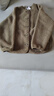 優(yōu)衣庫女裝男裝仿羊羔絨搖粒絨休閑開(kāi)衫長(cháng)袖寬松外套479616 56 橄欖色 M 曬單實(shí)拍圖