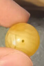 石玥珠寶收藏級天然原礦蜜蠟單珠散珠配飾滿(mǎn)蜜雞油黃妖花白花蜜9-10mm 曬單實(shí)拍圖