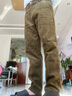 梵昊純棉燈芯絨男褲中老年人秋冬季中年休閑條絨褲男加絨加厚爸爸褲子 深卡其【加絨款】 36 腰圍2尺9【推薦162-172斤】 曬單實(shí)拍圖