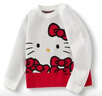 巴拉巴拉【HelloKittyIP】女童毛衫春秋針織衫拜年萌甜美可愛(ài) 米白10302 100 曬單實(shí)拍圖