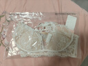 好奇蜜斯【凱蜜】蕾絲性感內衣女美背法式三角杯純欲無(wú)鋼圈透氣文胸套裝 白茶花套裝 M 曬單實(shí)拍圖