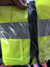 準航反光背心反光衣熒光馬甲工地環(huán)衛年檢交通警示施工透氣安全口袋款 曬單實(shí)拍圖