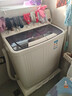 長(cháng)虹9公斤半自動(dòng)波輪洗衣機 家用老式雙缸雙桶 洗脫一體機 大容量脫水甩干機 洗脫14.8公斤【洗滌9公斤+脫水5.8公斤】 曬單實(shí)拍圖