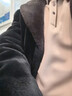 皮爾卡丹高檔桑蠶絲加絨長(cháng)袖T恤男士冬季新款免燙加厚保暖衛衣翻領(lǐng)POLO衫 米色 一體絨保暖 XL 建議135-150斤 曬單實(shí)拍圖