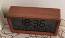 漢時(shí)（Hense）實(shí)木鬧鐘LCD多功能鬧表學(xué)生兒童起床神器桌面臺鐘HA1906棕色開(kāi)學(xué)季 曬單實(shí)拍圖