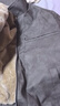 貓人棉服男士秋冬棉衣保暖加絨加厚寬松皮衣夾克外套 灰色加絨 2XL 曬單實(shí)拍圖
