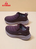 足力健老人鞋女冬季新款加絨保暖鞋軟底防寒鞋子中老年鞋9181 絳紫 39 曬單實(shí)拍圖