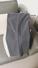 三彩2025冬季新款休閑褲松緊腰寬松直筒褲長(cháng)褲簡(jiǎn)約M 寂靜灰 XL 170/76A 170/76A 曬單實(shí)拍圖