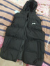 貴人鳥(niǎo)棉馬甲男冬季保暖上衣男時(shí)尚無(wú)袖外套休閑背心騏驥紅 黑色 XL 曬單實(shí)拍圖