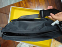 勞斯名爵（RollsMinjor）英國品牌帆布單肩包男牛津布斜挎包新款防水潮流輕便男士背包 黑色 中包31*10*23cm 曬單實(shí)拍圖