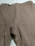 皮爾卡丹（pierre cardin）正品100%羊毛褲男士冬季加厚加絨保暖褲女士毛褲中老年羊羔絨棉褲 男士駝色 A款【加毛絨加厚】 XL 175 曬單實(shí)拍圖
