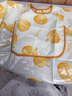 愛(ài)貝迪拉（AIBEDILA）兒童罩衣寶寶吃飯圍兜圍裙男女反穿衣防水防臟嬰兒輔食飯兜幼兒園 【防水表層】橙香南瓜-第2件半價(jià) 90 （1-2歲，適合身高85-95cm） 曬單實(shí)拍圖