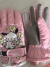 好樂(lè )寶（haolebao）兒童滑雪手套 5-12歲保暖冬季騎行加厚防寒紫粉2件裝圖案隨機發(fā) 曬單實(shí)拍圖